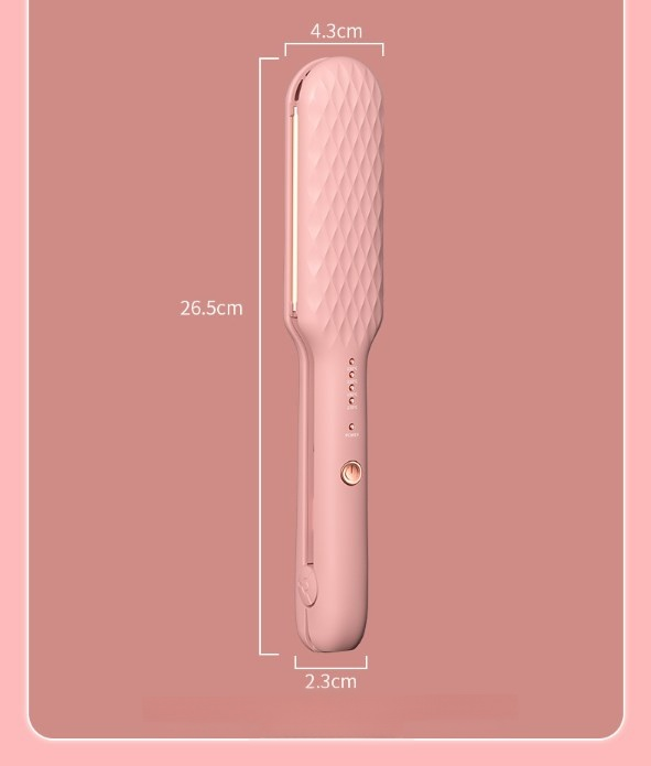 เครื่องม้วนผมไฟฟ้า ควบคุมอุณหภูมิอัจฉริยะ แบบพกพา ความร้อนทันที เครื่องม้วนผมเปียกและแห้งขนาดเล็ก