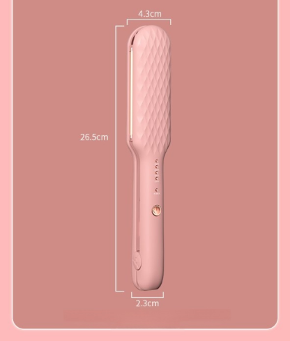 เครื่องม้วนผมไฟฟ้า ควบคุมอุณหภูมิอัจฉริยะ แบบพกพา ความร้อนทันที เครื่องม้วนผมเปียกและแห้งขนาดเล็ก