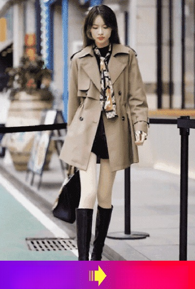 เสื้อโค้ทแฟชั่นลำลองที่ทำให้ดูผอมเพรียวและทันสมัย