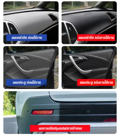 【แวกซ์บำรุงรักษาแผงหน้าปัดรถยนต์ กลิ่นพีช หอมสดชื่น ปลอดภัย】