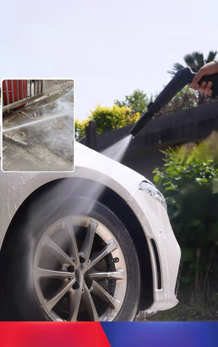 เครื่องฉีดน้ำล้างรถแรงดันสูงใช้ในบ้าน 