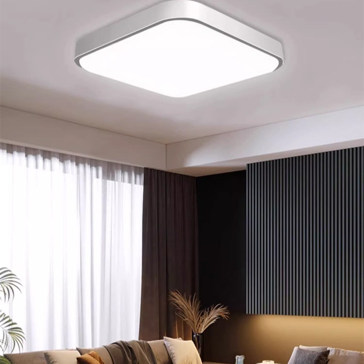 โคมไฟติดเพดานพลังงานแสงอาทิตย์ทรงสี่เหลี่ยมรุ่นใหม่