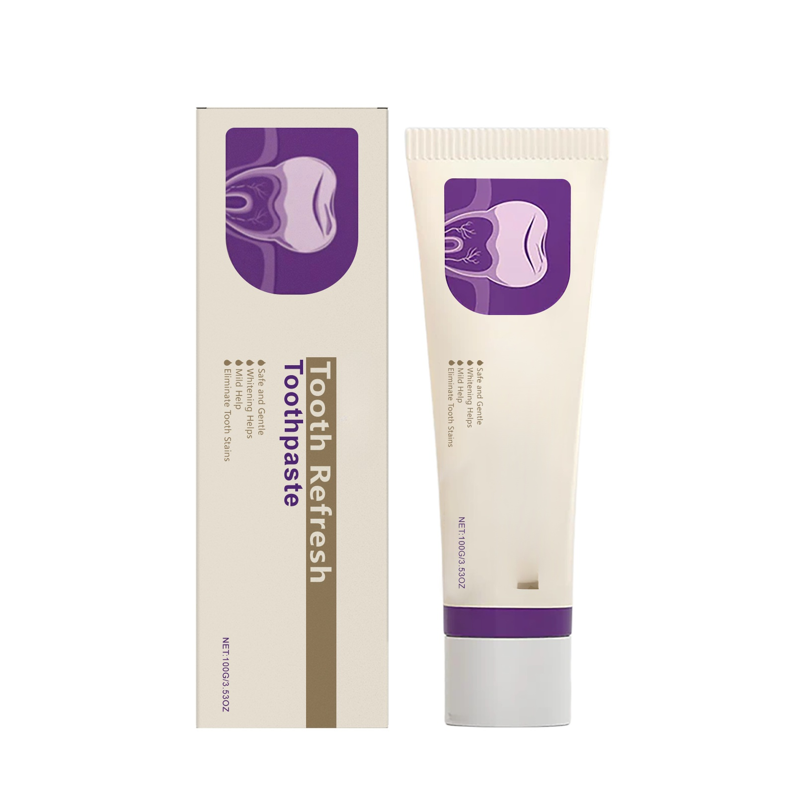 ยาสีฟันขจัดคราบเพื่อฟันขาวและปกป้องเหงือก