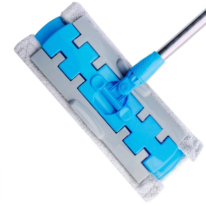 ไม้ถูพื้นแบบใช้ได้ทั้งแห้งและเปียกได้สองแบบ ไม่ต้องซักด้วยมือ