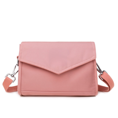 มีสีหลายชนิดให้เลือกได้ กระเป๋าสะพายข้างเบากันน้ำแฟชั่นสำหรับผู้หญิง