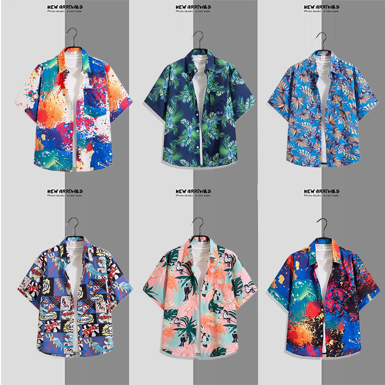 เสื้อเชิ้ตชายหาดสไตล์ฮาวายมีความยืดหยุ่น