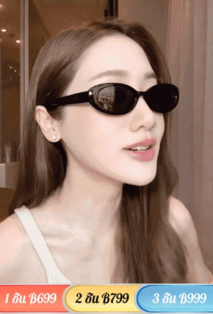 【ตัวเลือกของบล็อกเกอร์ล้านคน】แว่นกันแดดแฟชั่น