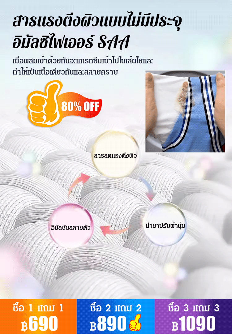 [รุ่นฮิตในติ๊กต๊อก] น้ำยาทำความสะอาดคราบบนเสื้อผ้า