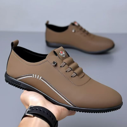 รองเท้าหนังสไตล์อังกฤษแมทช์ง่าย