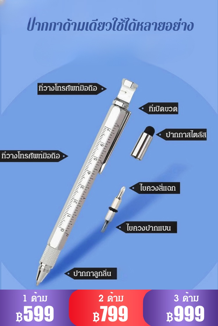 ปากกาคาปาซิทีฟเปิดขวดอเนกประสงค์