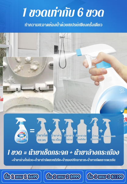 สเปรย์ทำความสะอาดห้องน้ำ UBELA