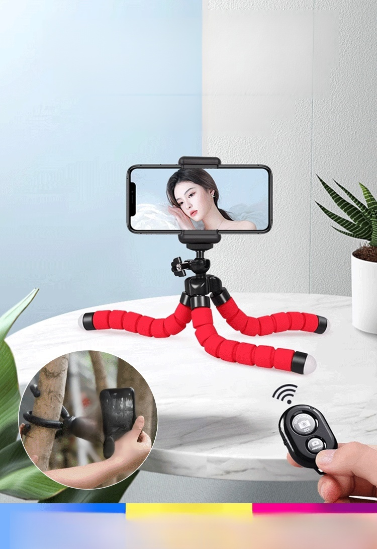 [อุปกรณ์ถ่ายภาพ] ขาตั้งโทรศัพท์มือถือปลาหมึก