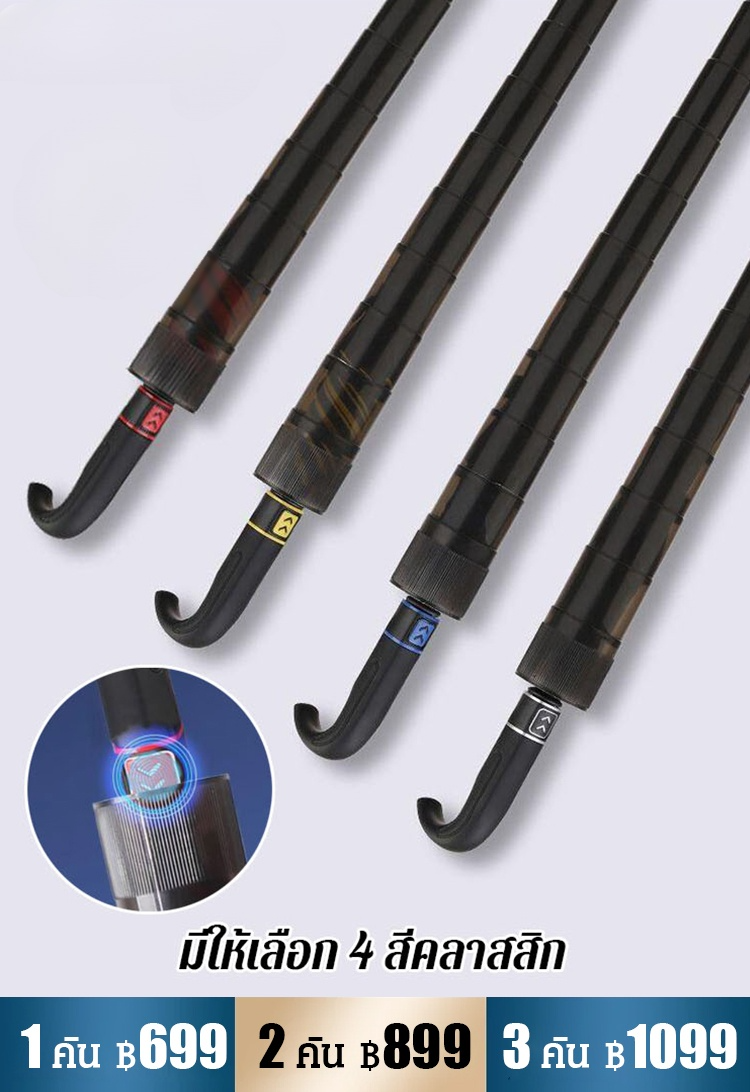 ร่มกันพายุฝนสองชั้นพับได้อัตโนมัติ