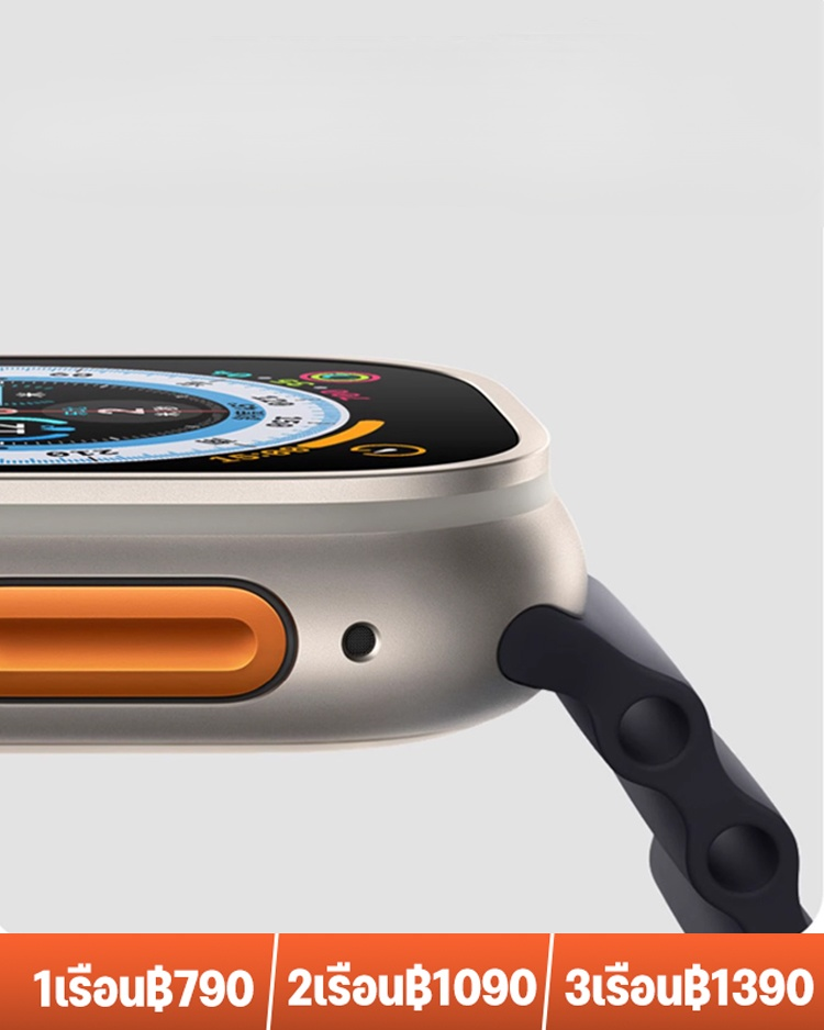 นาฬิกาข้อมือสมาร์ทหูฟังแบบ2ใน1ultra 