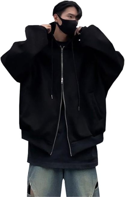 Zipper Hooded Sweatshirt