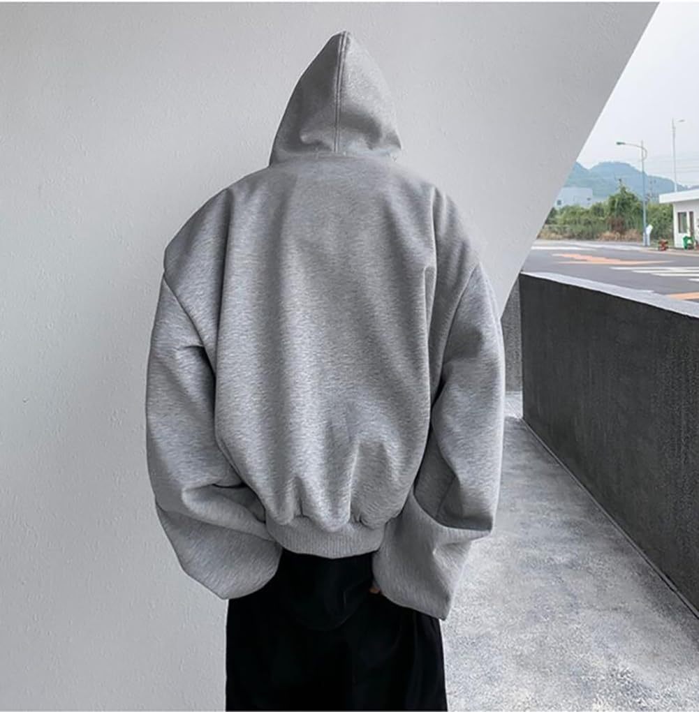 Zipper Hooded Sweatshirt