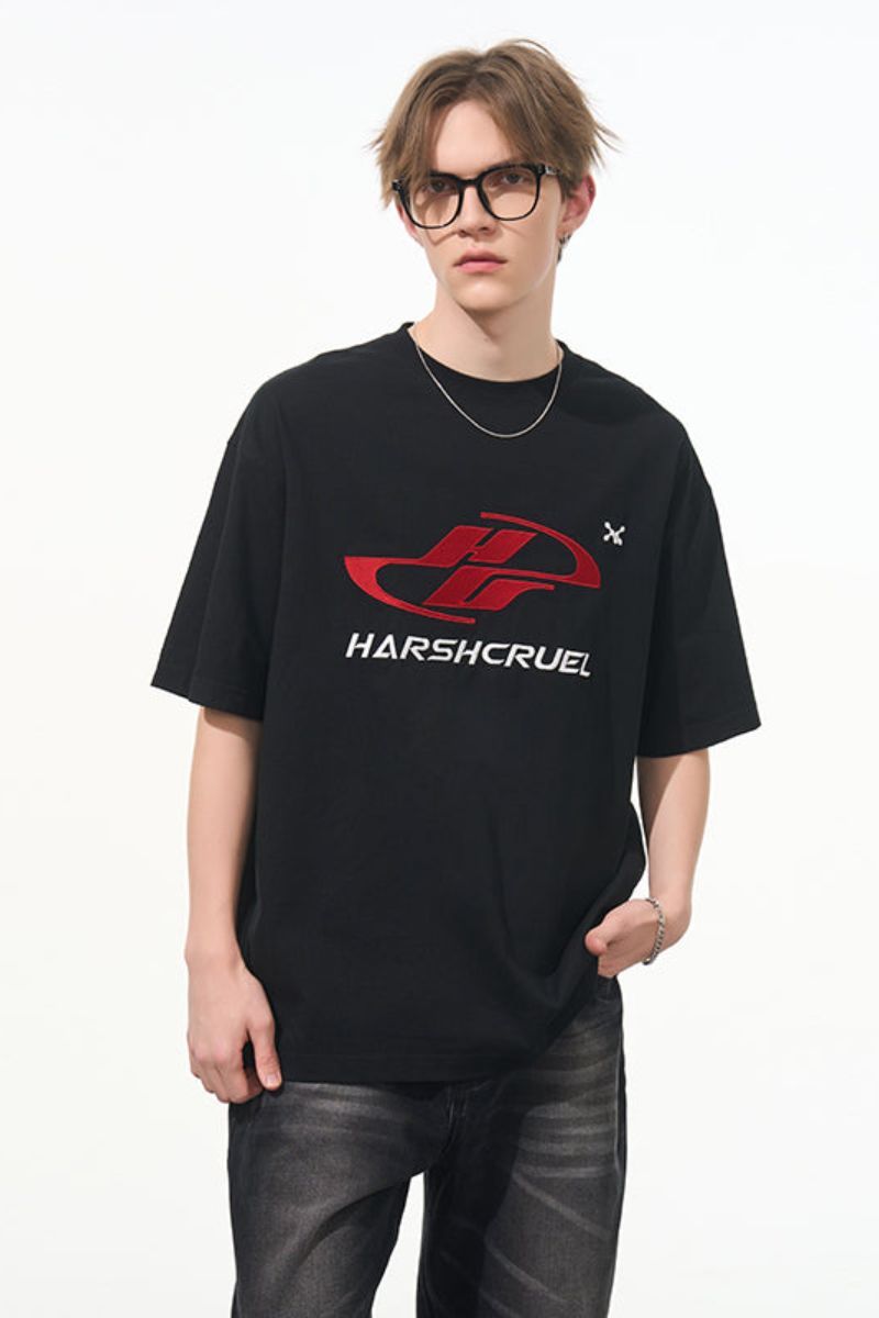 Dynamic Embroidered Logo Tee