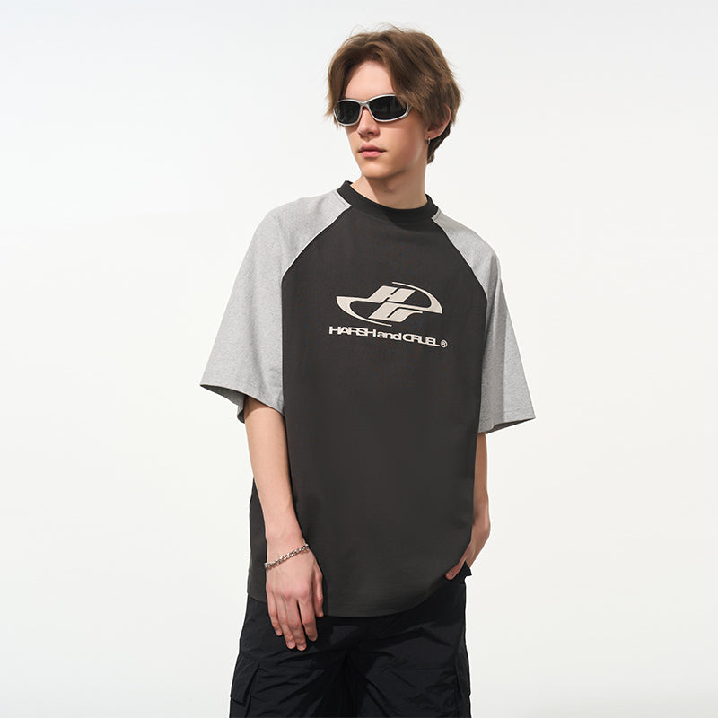 Colorblock Raglan Logo Tee