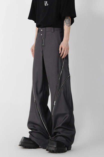 Zipper Slit Trousers - EU Only