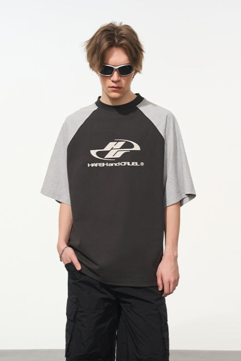 Colorblock Raglan Logo Tee