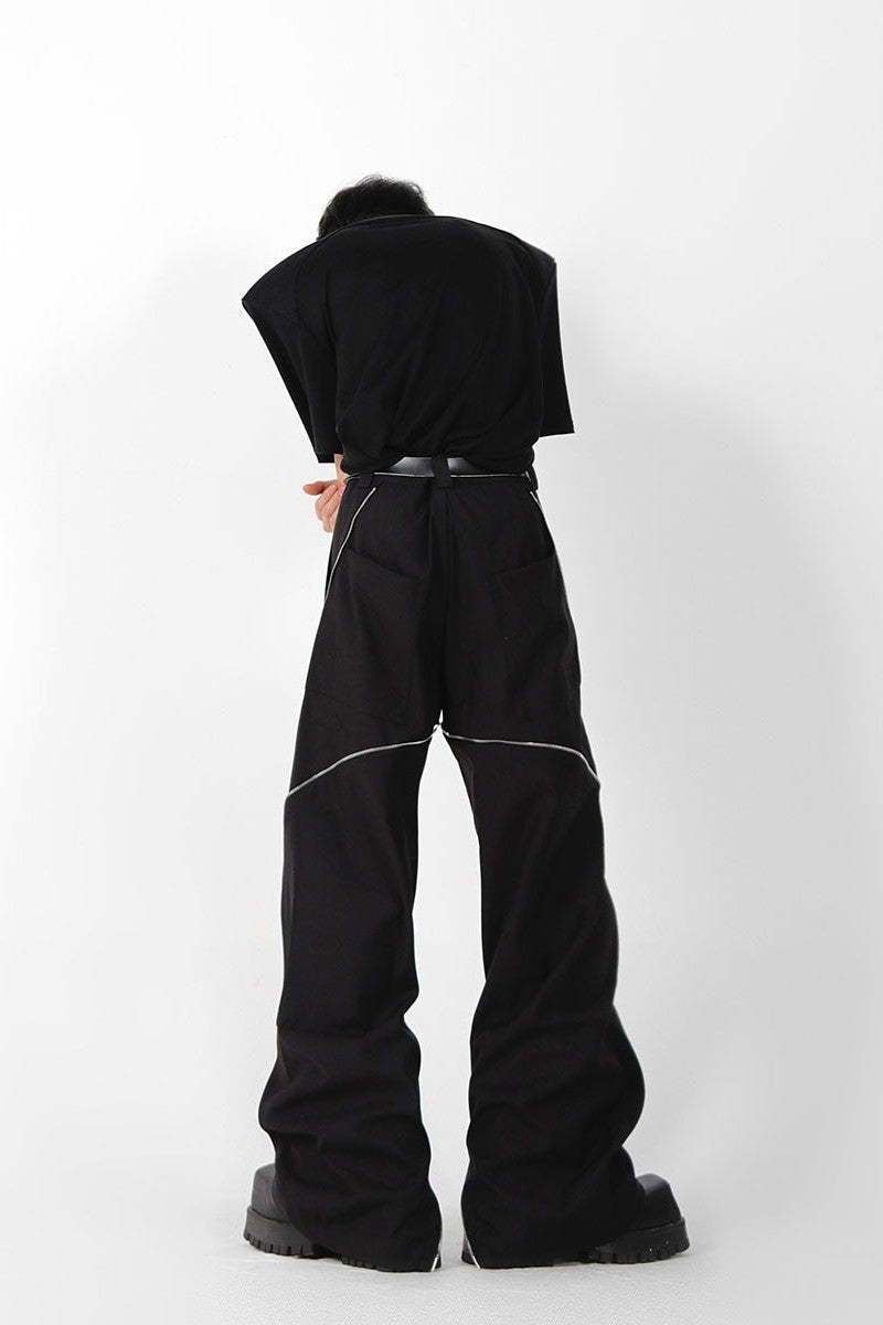 Zipper Slit Trousers - EU Only