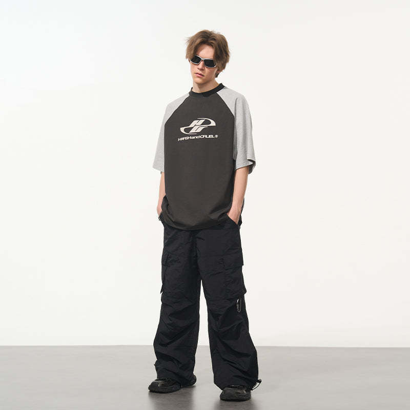 Colorblock Raglan Logo Tee