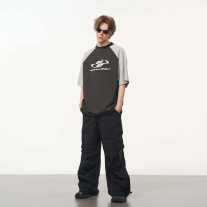 Colorblock Raglan Logo Tee