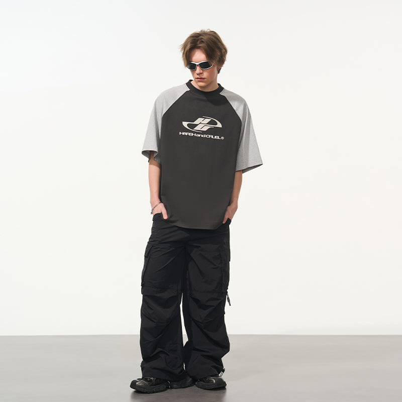 Colorblock Raglan Logo Tee