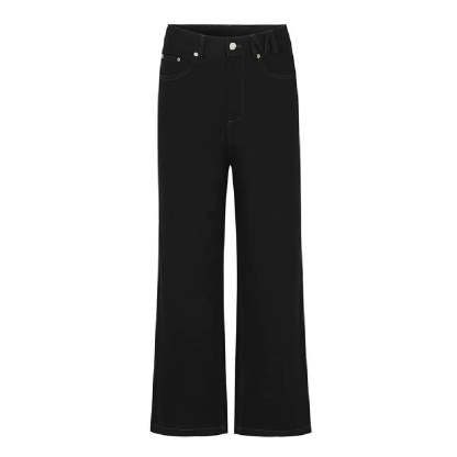 Retro Loose Fit Wide-Leg Pants