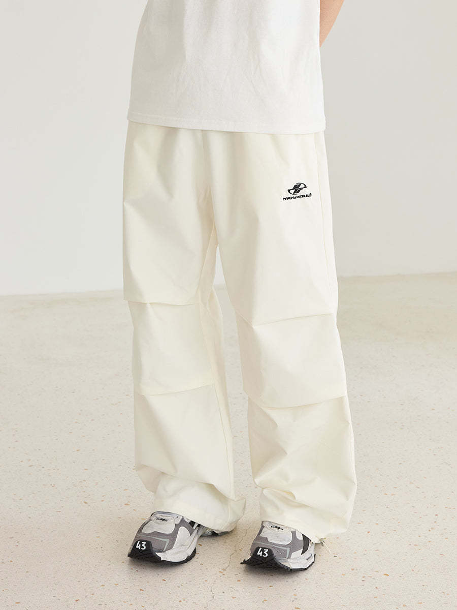 Pleated Loose Paratrooper Pants