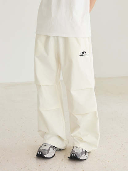 Pleated Loose Paratrooper Pants