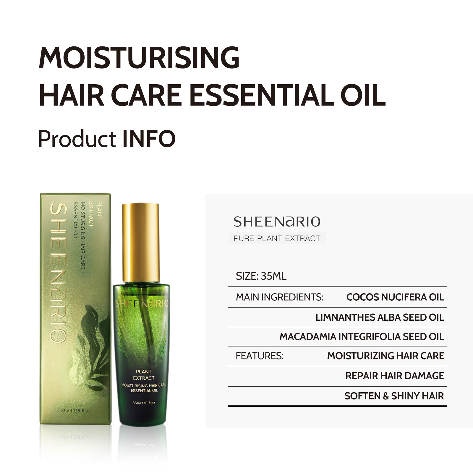 MOISTURISING HAIR ESSENTIAL OIL