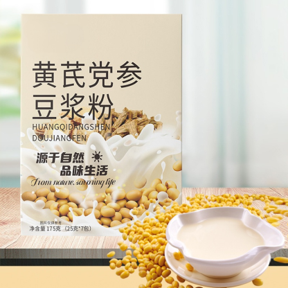 [เติมพลังชี่และบำรุงม้าม] น้ำเต้าหู้ผงผสมอึ่งคี้และตังเซียม