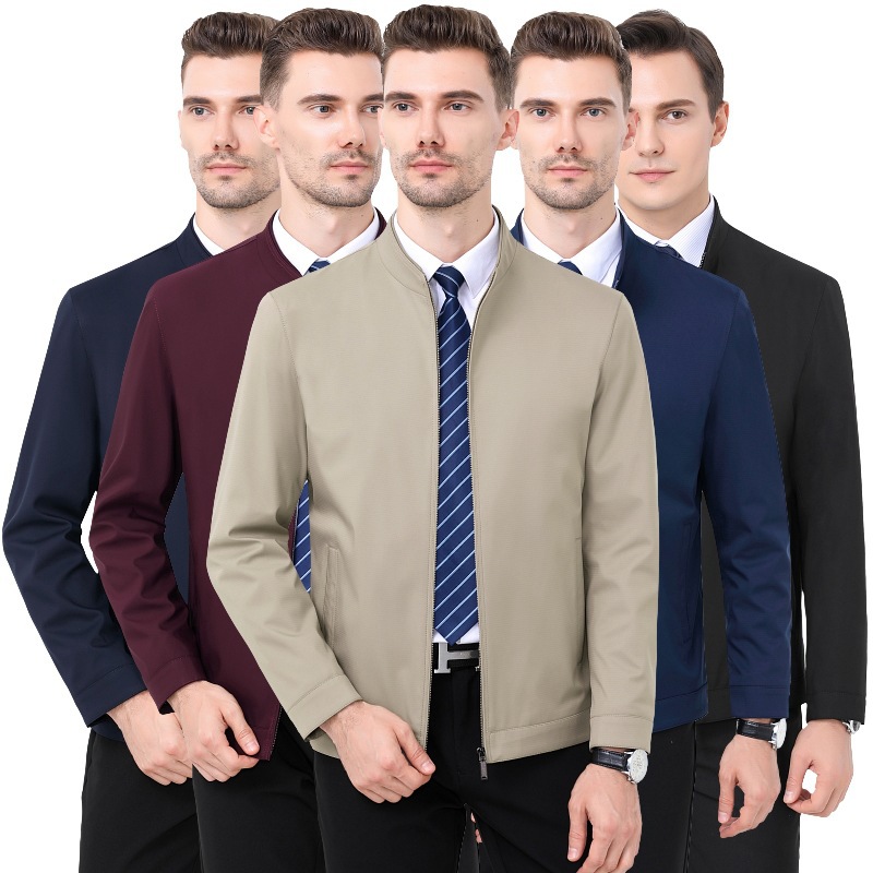 เสื้อแจ็คเก็ตคอตั้งสำหรับผู้ชาย