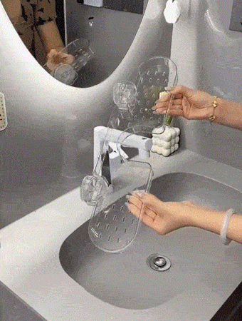 ชั้นวางของติดผนังแบบถ้วยดูด ไม่ต้องเจาะรู