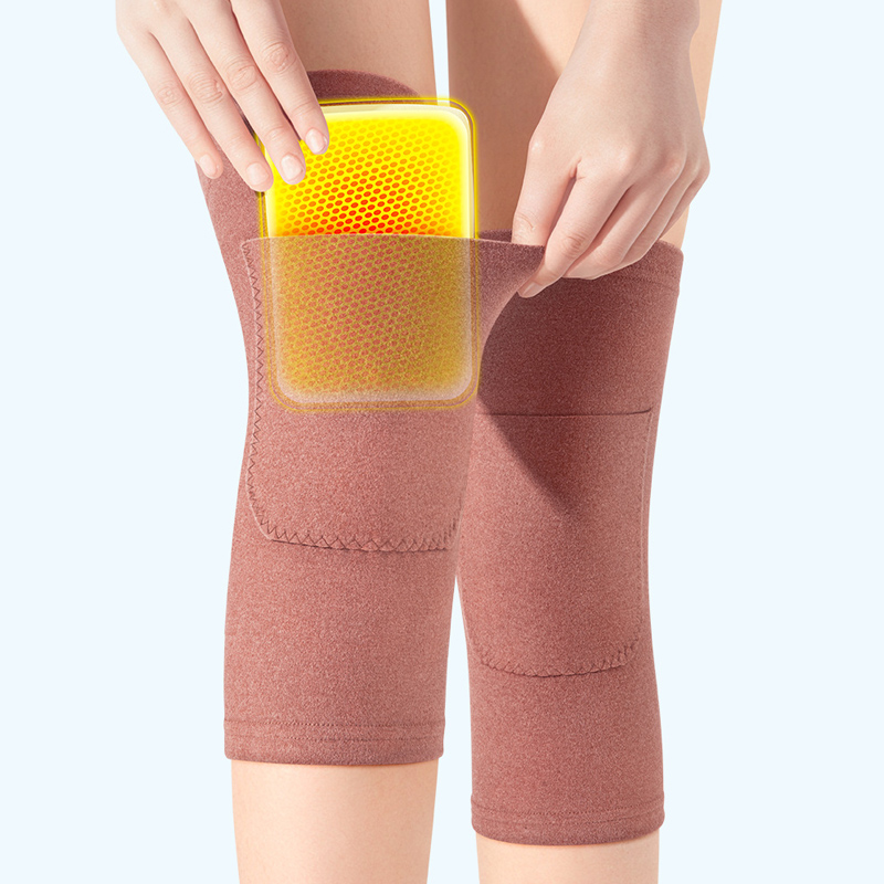 ปลอกสวมหุ้มหัวเข่าผ้าไหมหม่อน Dralon กันหนาวมีกระเป๋า