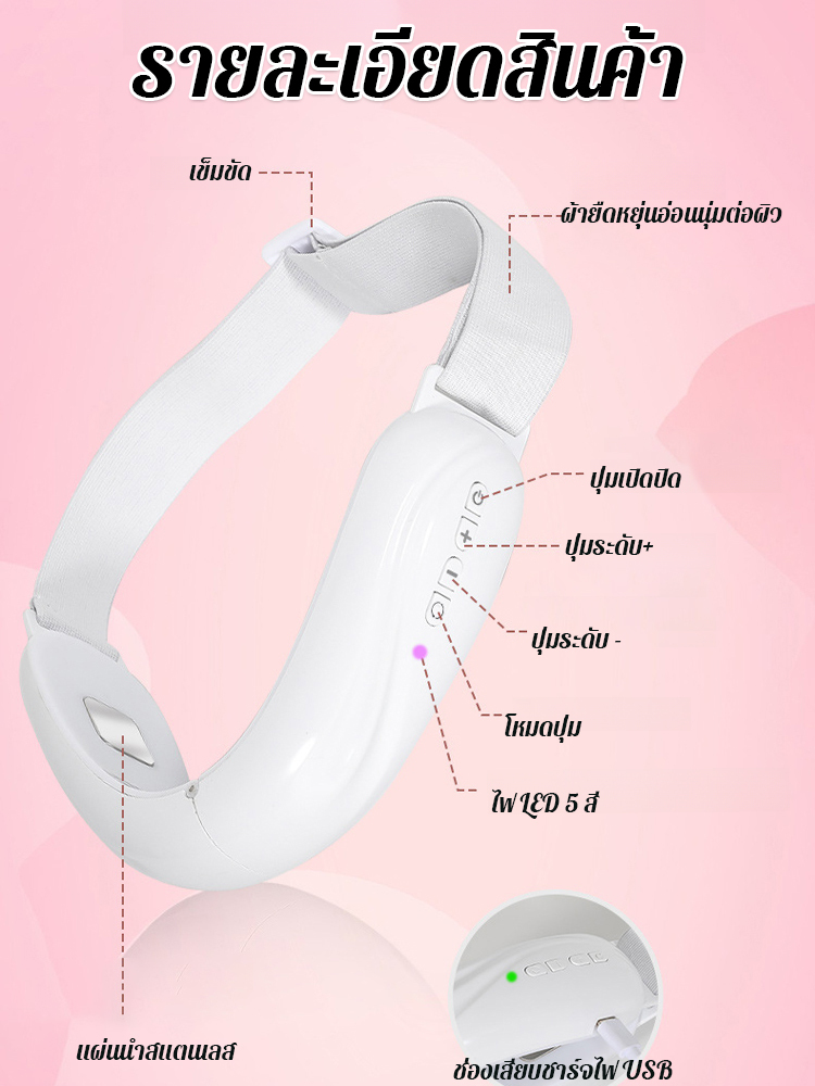 【หน้าทรงวีเล็กใน 1 สัปดาห์】เครื่องกระชับหน้าเรียวความถี่สูง