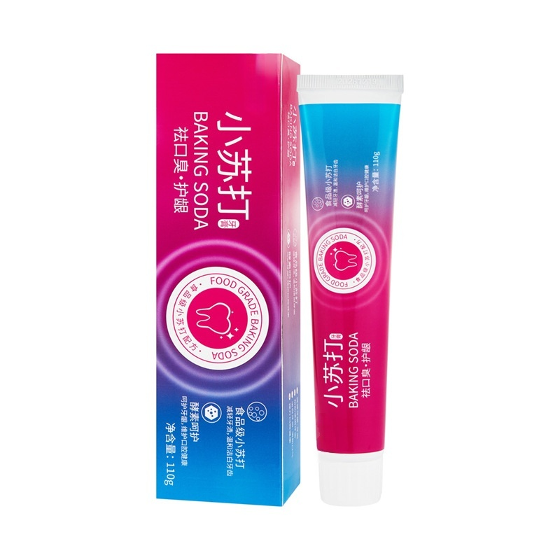 [ขจัดกลิ่นปากและปกป้องเหงือก] ยาสีฟันเบกกิ้งโซดาเอนไซม์ฟอกฟันขาว
