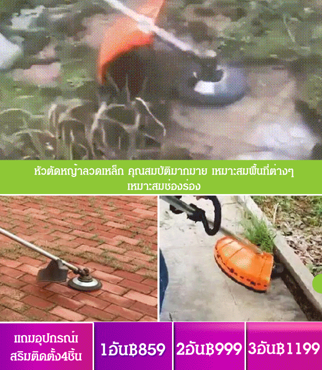 หัวตัดหญ้าลวดเหล็ก