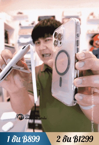 พาวเวอร์แบงค์ที่วางมือถือแม่เหล็กแบบพกพา