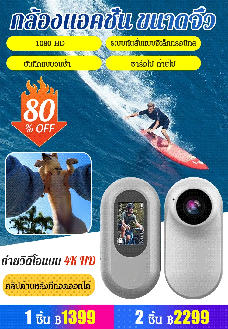 กล้องแอคชั่น ขนาดจิ๋ว