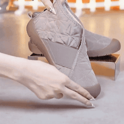 【ลำลองแมทช์ง่าย】รองเท้าบูทสั้นนุ่มมากสไตล์วินเทจ