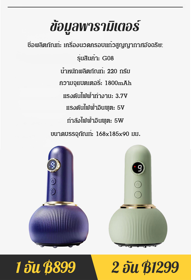 เครื่องครอบแก้วและกัวซาแบบ 2 อิน 1