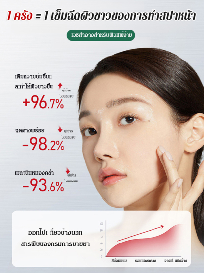 【สูตรเข้มข้นสำหรับจุดด่างดำ】น้ำมันเซรั่มลดฝ้า