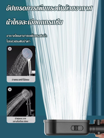 ชุดหัวฝักบัวเพิ่มแรงดัน