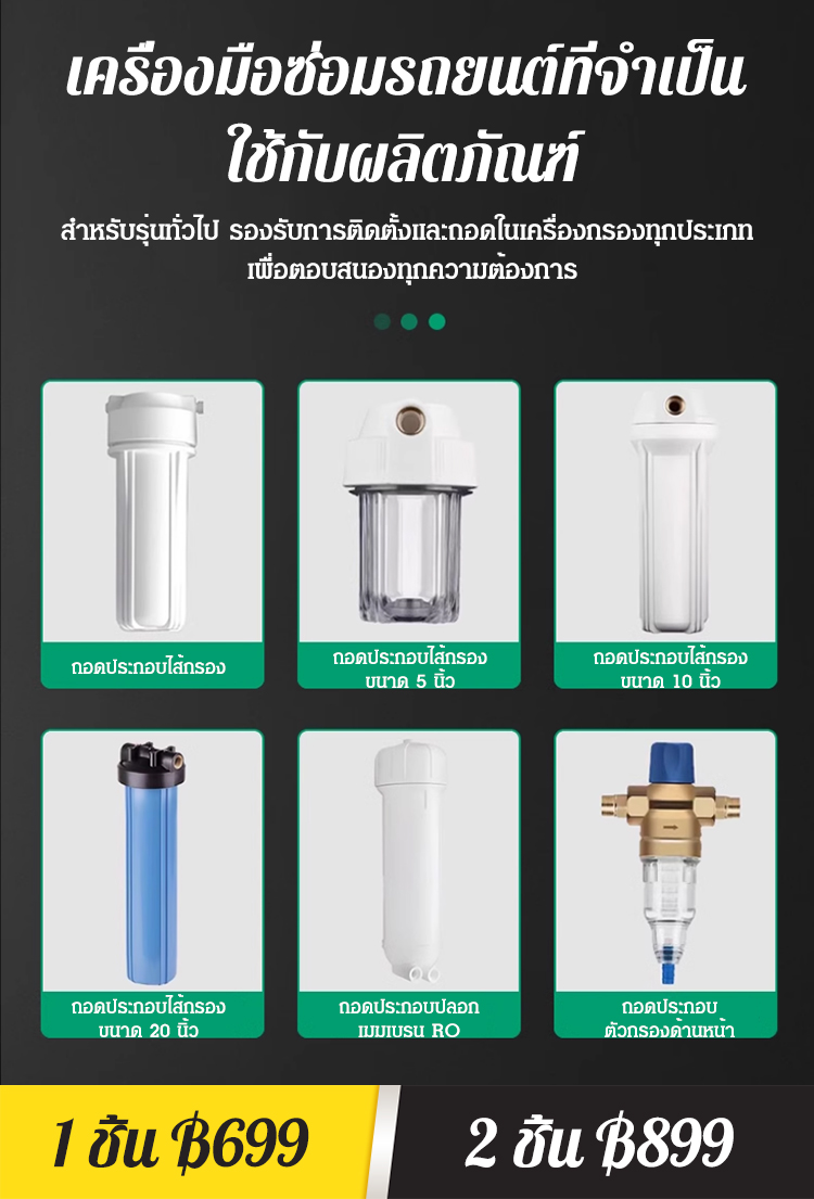 【ถอดง่าย】ประแจซ่อมรถยนต์อเนกประสงค์