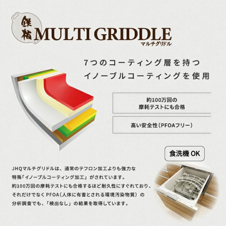 【ドイツ産麦飯石】超軽量アウトド、アキャンプ用ノンスティックフライパン