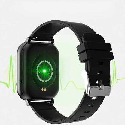「心拍数と血圧を一日中モニタリング」 Bluetooth接続スポーツ向けスマートウォッチ