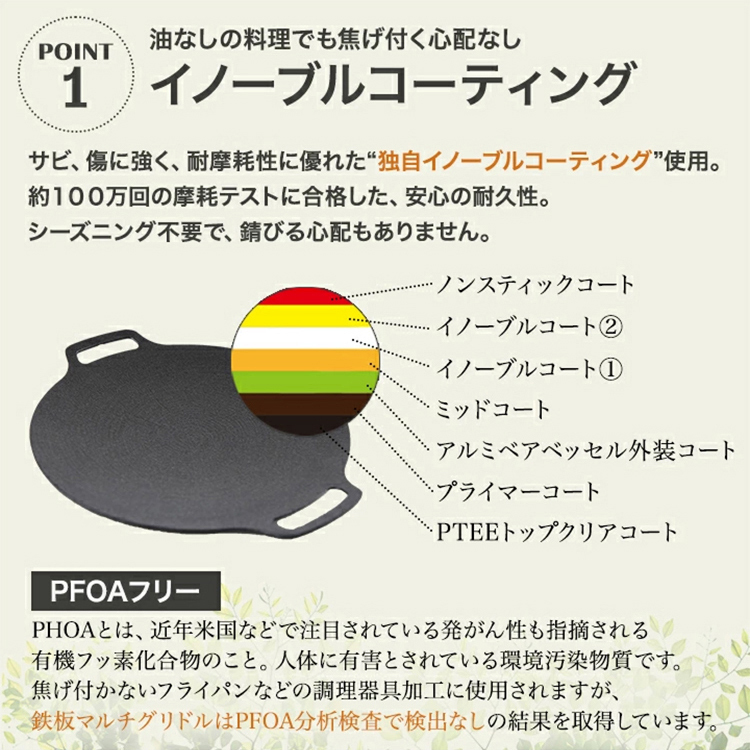 【ドイツ産麦飯石】超軽量アウトド、アキャンプ用ノンスティックフライパン