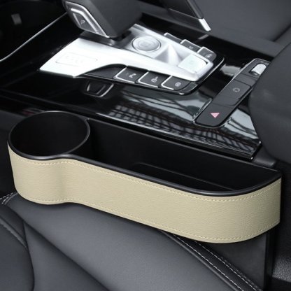 【カーシート際間収納ポックス】車用収納用、シート障間に入れる、大容量、装着簡単、充電穴付き、安全運転